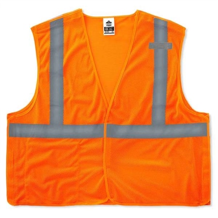 Ergodyne 8215BA 2XL/3XL Orange Type R Class 2 Econo Breakaway Mesh Vest 21067